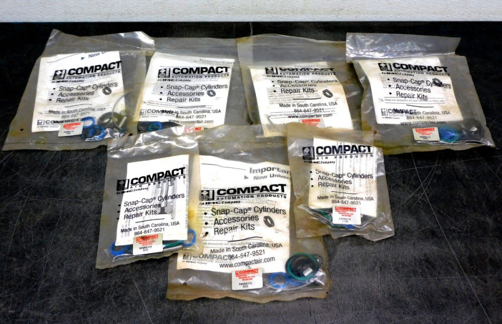 Lot of Seven (7) Compact Automation Air RKVRG112 Universal Seal Repair Kits