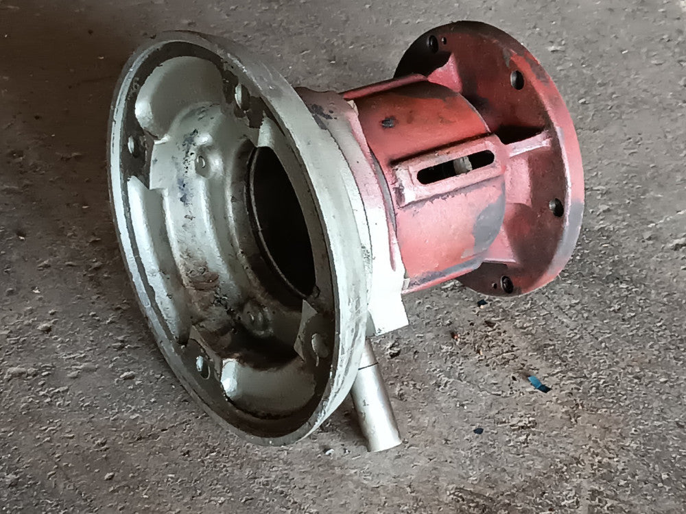 Metal Housing, Possibly Clutch or Brake Housing for Industrial AC Motor