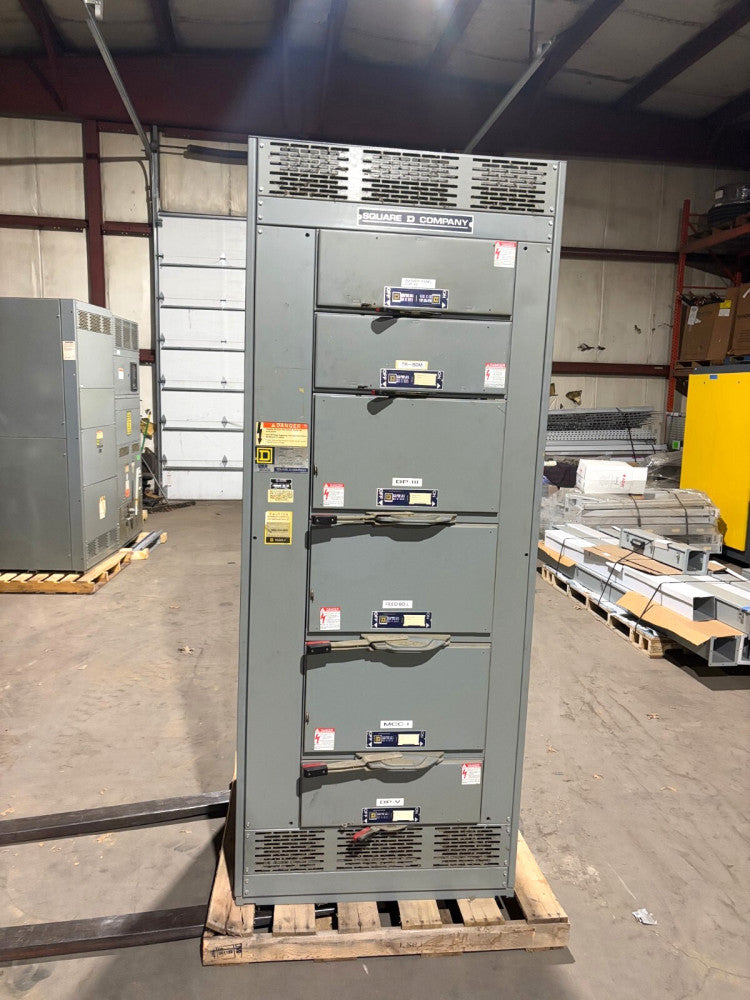 Square D QED 2 Power Style Switchboard 3000A, (3) QMB364W (3) QMB365W
