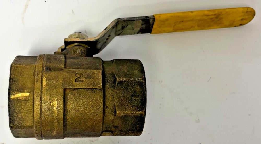 MILWAUKEE VALVE COMPANY BALL VALVE 2" THREADED MATERIAL-BRASS 600 PSI WOG