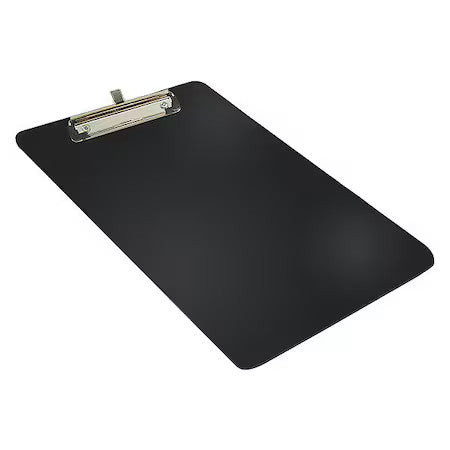 Zoro Select 300-O06-P02-A13 9" X 12-1/2" Detectable Clipboard, Black