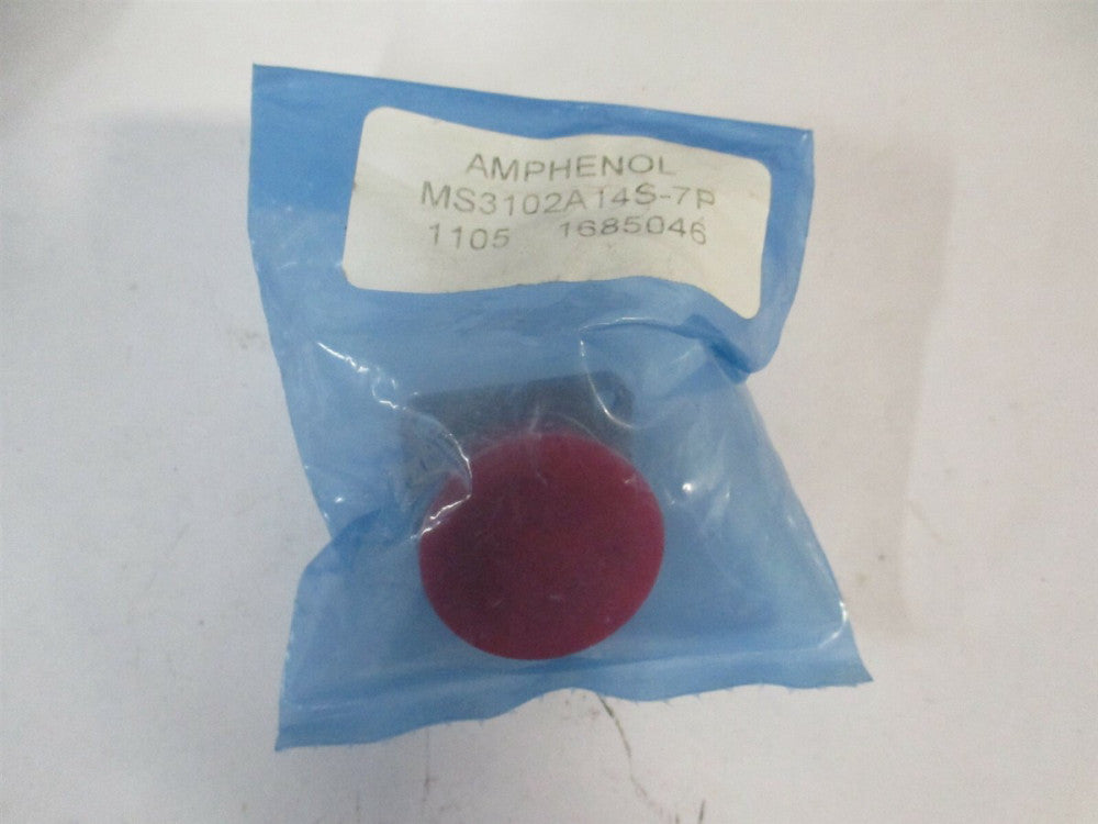 Alliedelec (MS3102A14S-7P) 3-Pin Cylindrical Circular 1-Port Terminal 