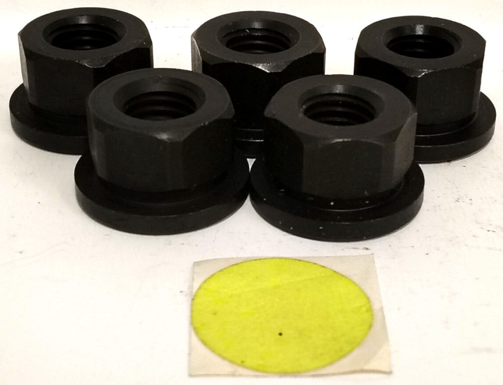 GIBRALTAR 5/8"-11 FLANGE NUT STEEL MATERIAL BLACK OXIDE FINISH LOT OF 5