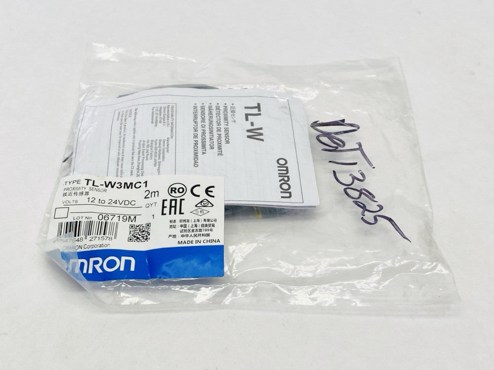 Omron TL-W3MC1 2M Inductive Proximity Sensor