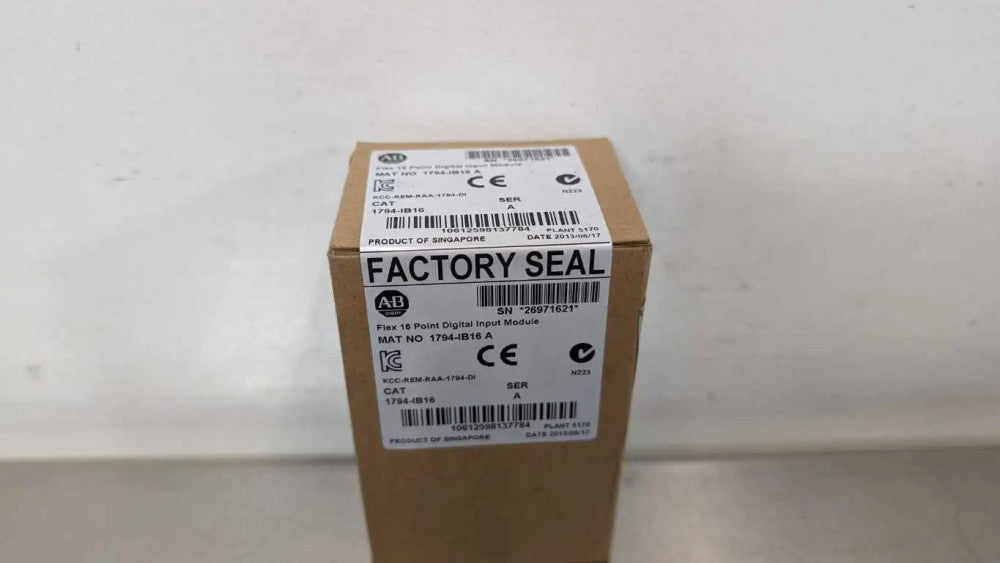 Allen-Bradley 1794-IB16 Digital Input Module KCC-REM-RAA-1794-DI Ser A 16 Point