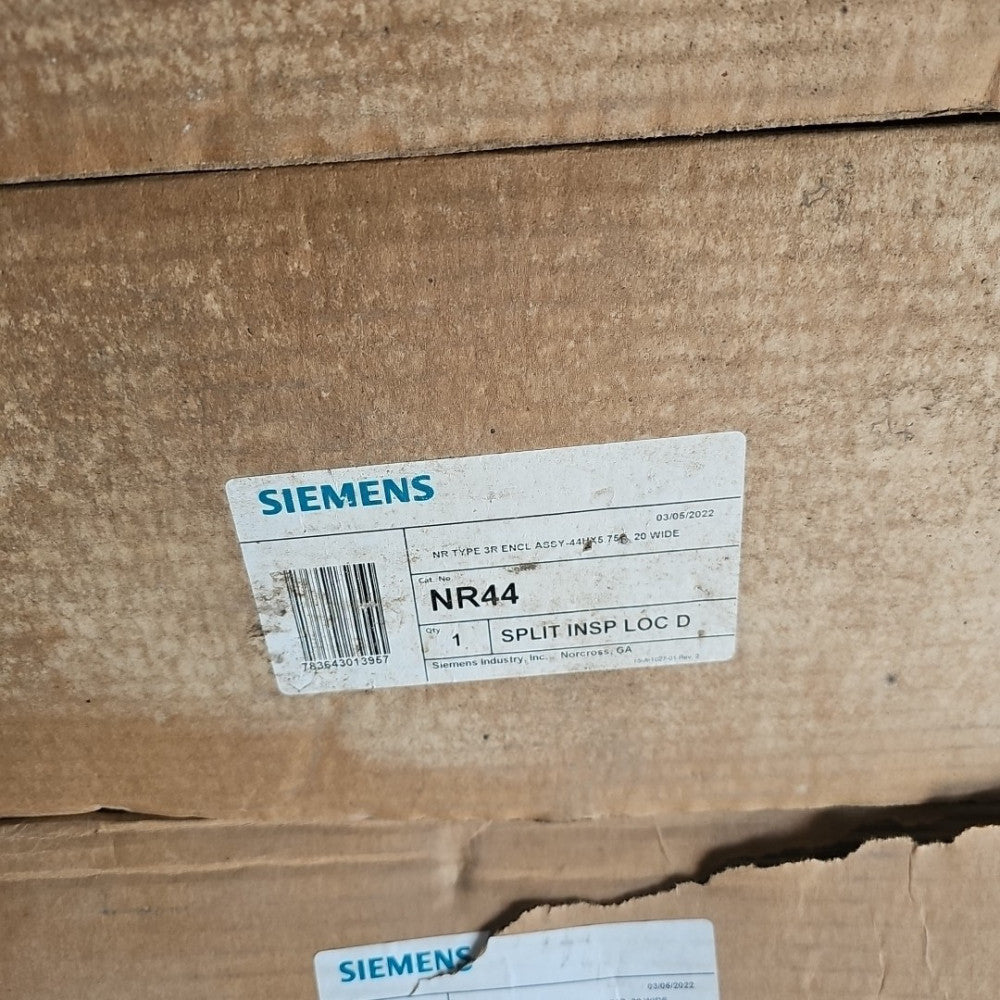 NEW IN BOX - Siemens NR44 NEMA 3R Panelboard Enclosure Outdoor 44 x 20 x 5.75