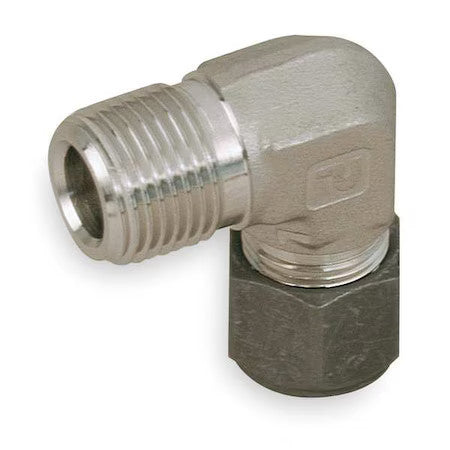 Parker 4-2 Cbz-Ss 1/8" X 1/4" Cpi X Mnpt 316 Ss Male 90 Degree Elbow