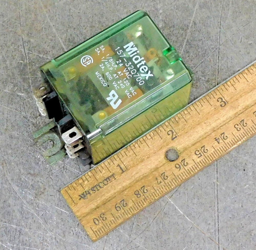 TE Connectivity Midtex 15732Q700 General Power Relay 2PDT 24VAC