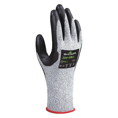 Showa 234Xl-09-V Cut Resistant Coated Gloves, Cut Level 4 ,Biopolymer ,Foam ,Xl
