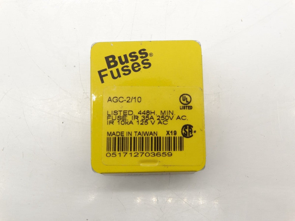 EATON CORPORATION AGC-2/10 (SET OF 5) FUSE
