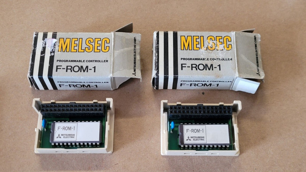 Lot Of 2 Mitsubishi Melsec F-ROM-1 PLC Memory Modules