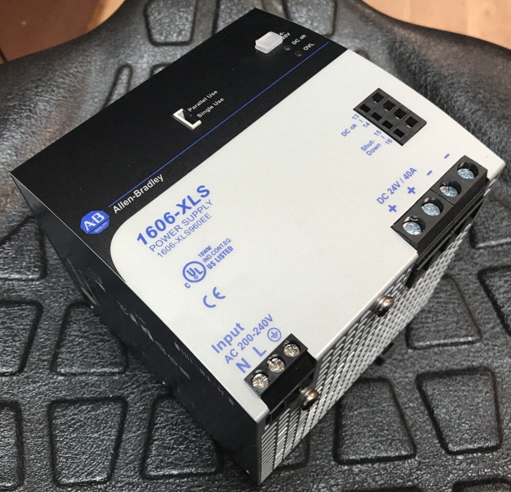 Allen Bradley 1606-XLS960EE Power Supply 1Ph, 24V, 40A, 960W