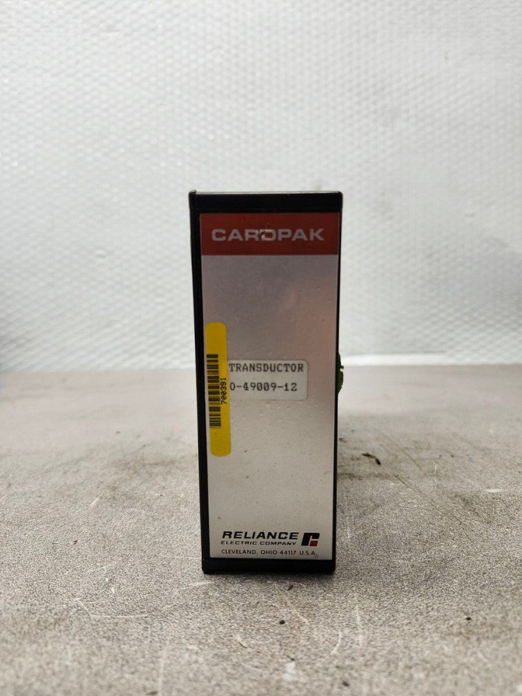 USED RELIANCE CARDPAK TRANSDUCER 0-49009-12