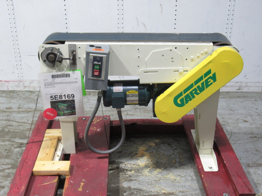 Garvey, 6" Wide x 40" Long, Rubber Belt Conveyor