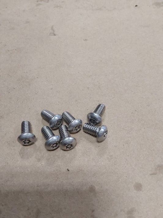 1/4-20 x 1/2" TAMPER-PRUF, Tamper Resistant Screw, Button Top, Pack of 10