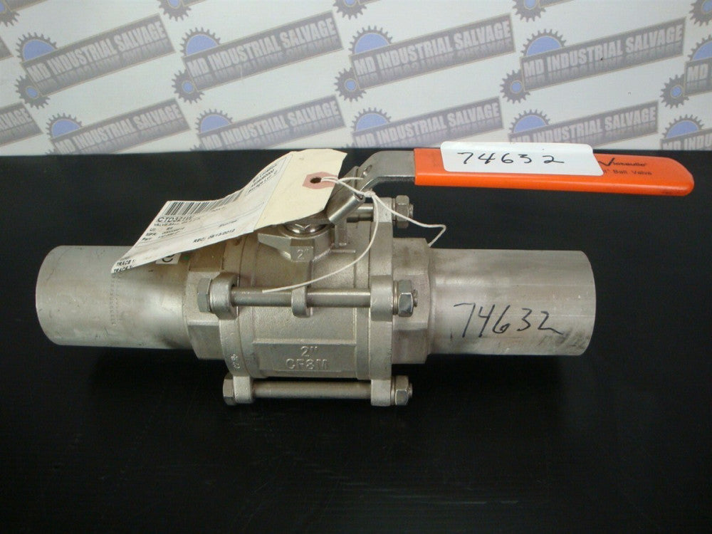 VICTAULIC - 2" - P569 316 SS BALL VALVE PLAIN ENDS (New)