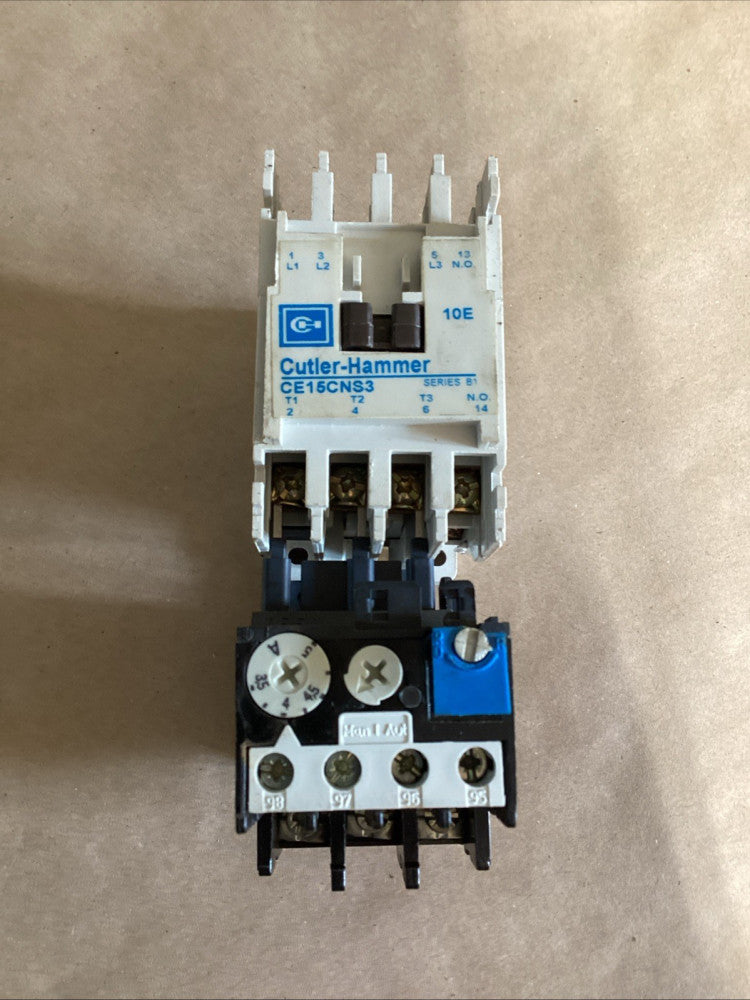 Eaton/Cutler Hammer CE15CNS3 Contactor 110/120V Coil W/ C316FNA3* Overload Relay