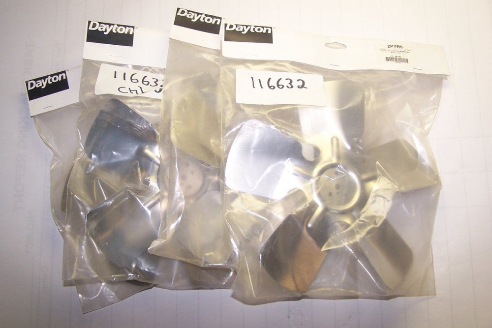 4) NEW DAYTON HUBLESS PROPELLER 10" DIAMETER 30 DEG PITCH  2PYR5  LOT OF 4