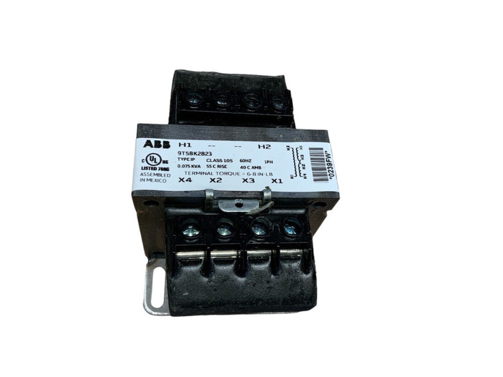 ABB 9T58K2823 Industrial Control Transformer - 1 Phase, VOLTAGE 600 120/240