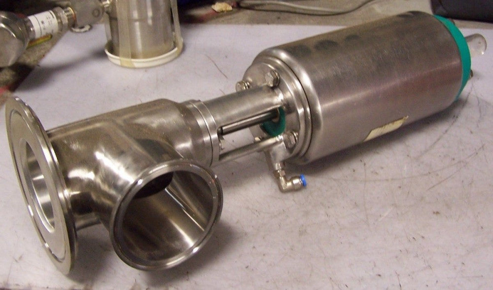 NEW TRI-FLO  3" STAINLESS STEEL AIR ACTUATED VALVE 761-21M-20L-3-316L