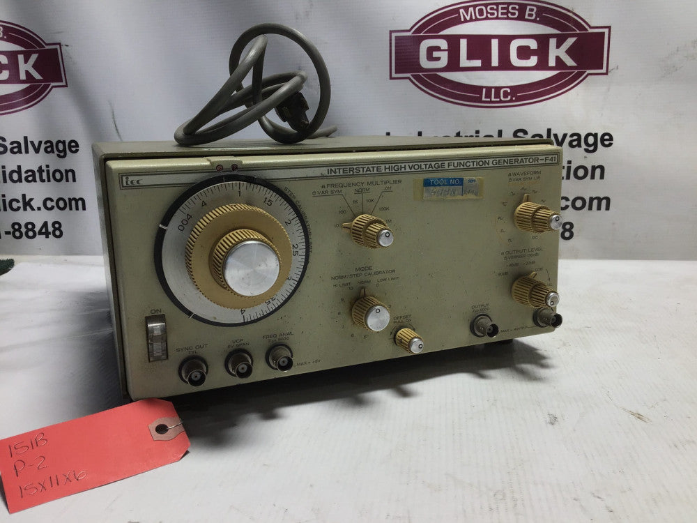 Interstate Electronics Function Generator-F41 00340000-011
