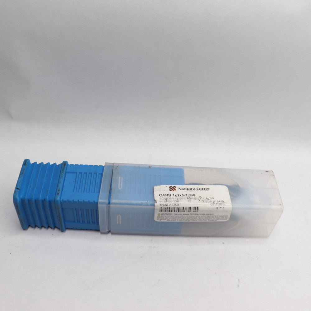 Niagara Cutter End Mill Altin Carb Solid Carbide 1x1x3-1/8x6