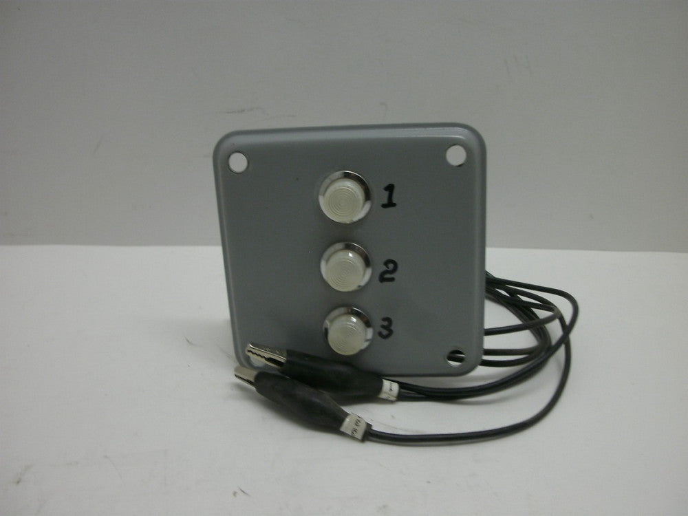 ELECTRICAL COVER W/INDICATOR LIGHTS WHITE 3-3/8" X 3-3/8"  COVER