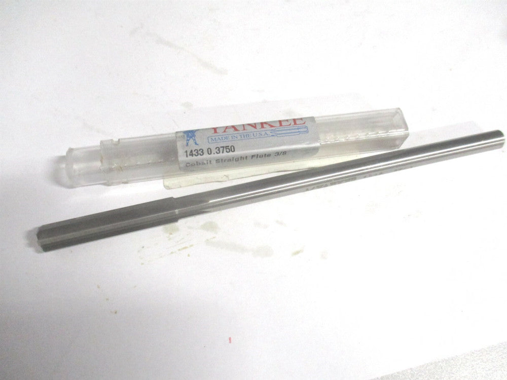 Yankee (1433-0.3750) 3/8" x 1-3/4" x 6" OAL Straight Cobalt 6Fl Chucking Reamer 