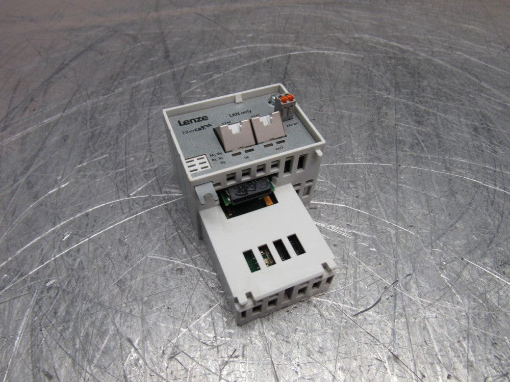 LENZE E84AYCETV EtherCAT COMMUNICATION MODULE XLNT USED TAKEOUT !! MAKE OFFER !!
