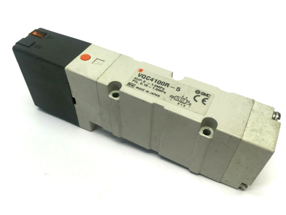 SMC VQC4100R-5 Plug-In Solenoid Valve, Metal Seal