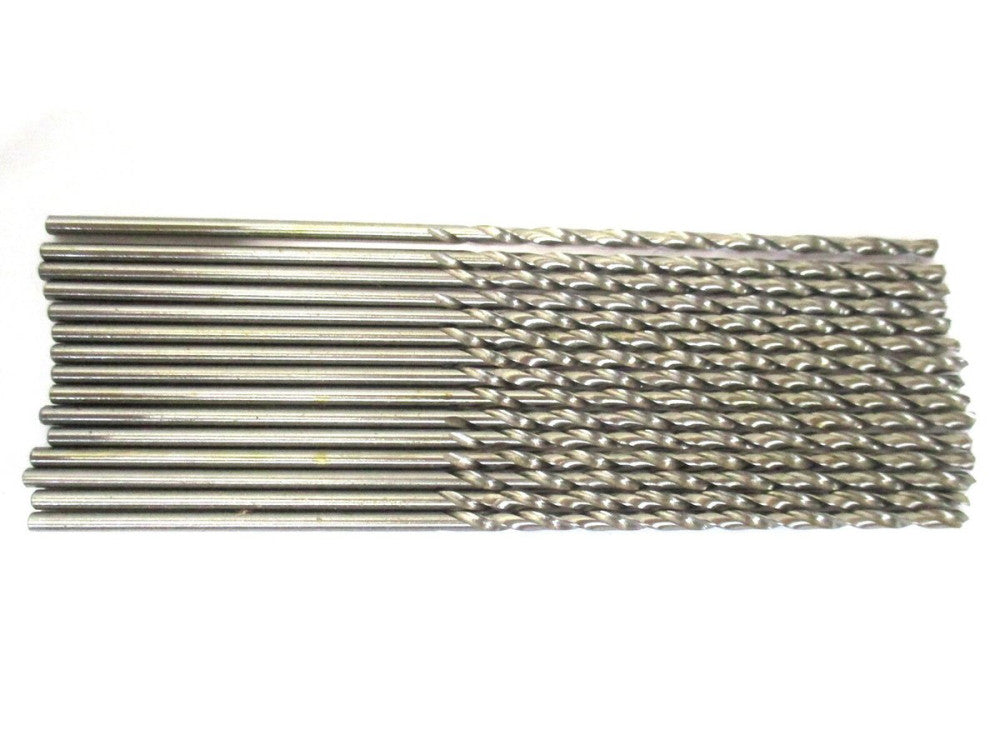 Made in USA (TLD100-006-I) 3/32 x 2-9/16 x 4-3/8 HSS Taper Length Drill - 16 QTY