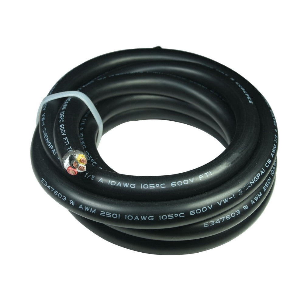 UL2501 4 * 10AWG AWM 105 Degree 600V Multi-core Wire,10 Gauge 4 Conductor Ele...