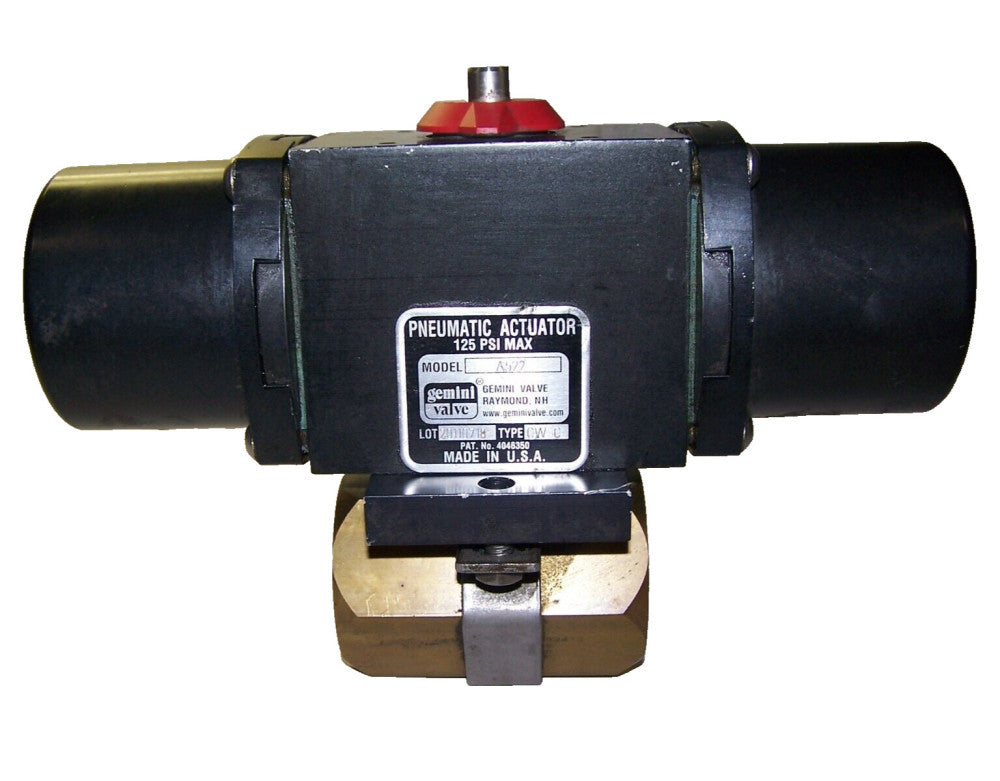 GEMINI VALVE 125 PSI TYPE CW-C PNEUMATIC ACTUATOR  A522