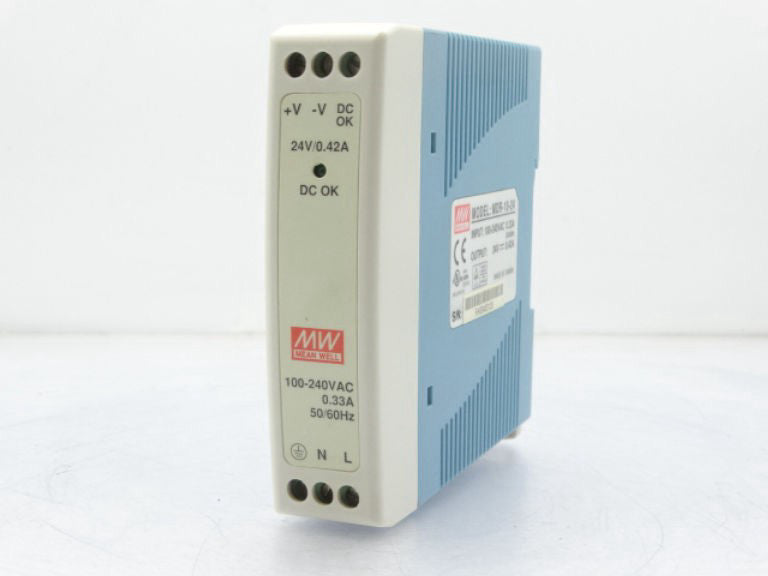 MEAN WELL MDR-10-24 POWER SUPPLY USED