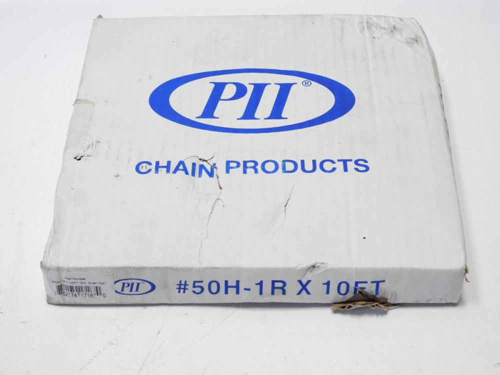 PII #50H Heavy Roller Chain 10 Foot Roll Pitch size 0.625".