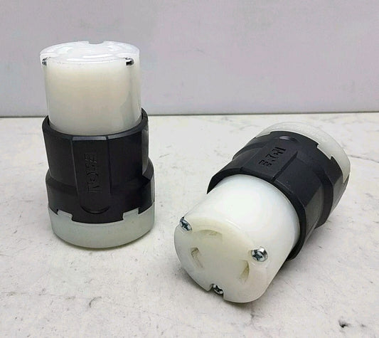 2 Pack Eaton Arrow Hart AHL2530C Ultra Grip Locking Connector Plug 30A 240 Vac