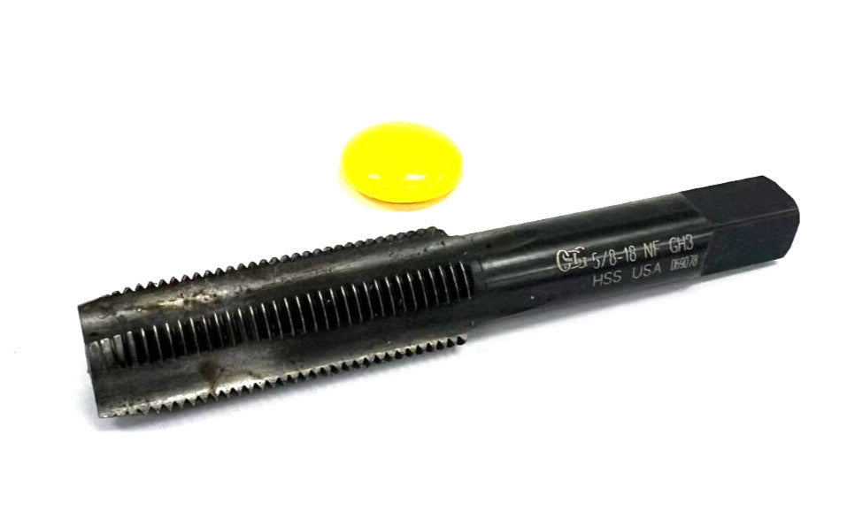 OSG 5/8-18NF GH3 THREAD TAP CUT DIA 5/8" THREAD PITCH 18 USEABLE LENGTH 2-1/8"
