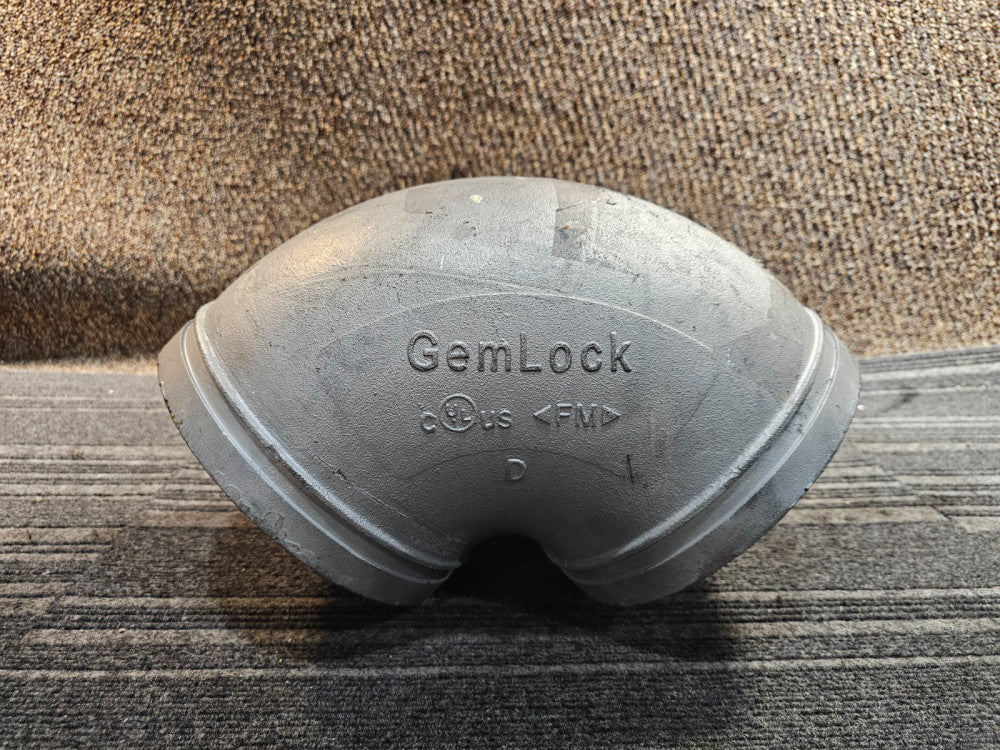 GemLock Fig F105 8 in. Grooved x 8 in. Grooved 90 Degree Elbow 300 PSI Rated