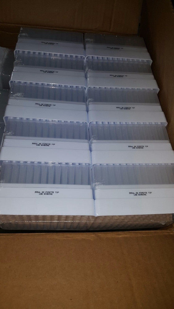 RACKED TIPS 300µl (1-300 µl) NX 3178T Natural, Polypropylene, Low Binding 960PCS