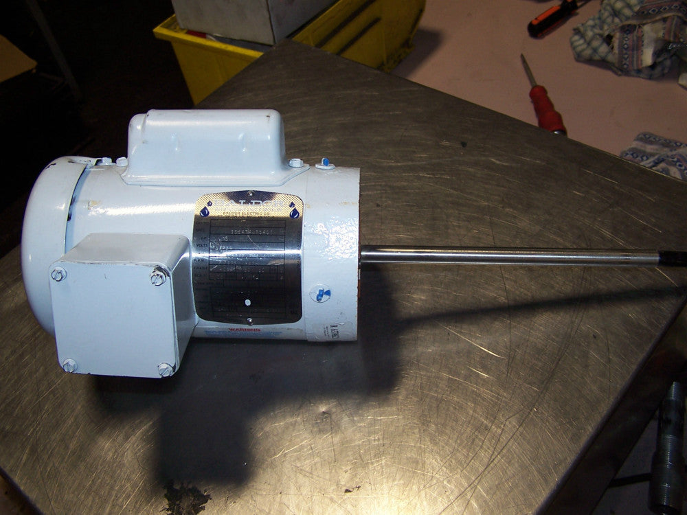 NEW BALDOR .13 HP AC ELECTRIC WASHDOWN MOTOR 42YZ FRAME 115/230 VOLT 3425 RPM 