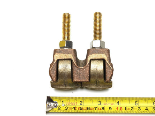 (Lot of 10) Hubbell TLD-89 2/0 1000 MCM Bolted Bronze Terminal Tap Lug