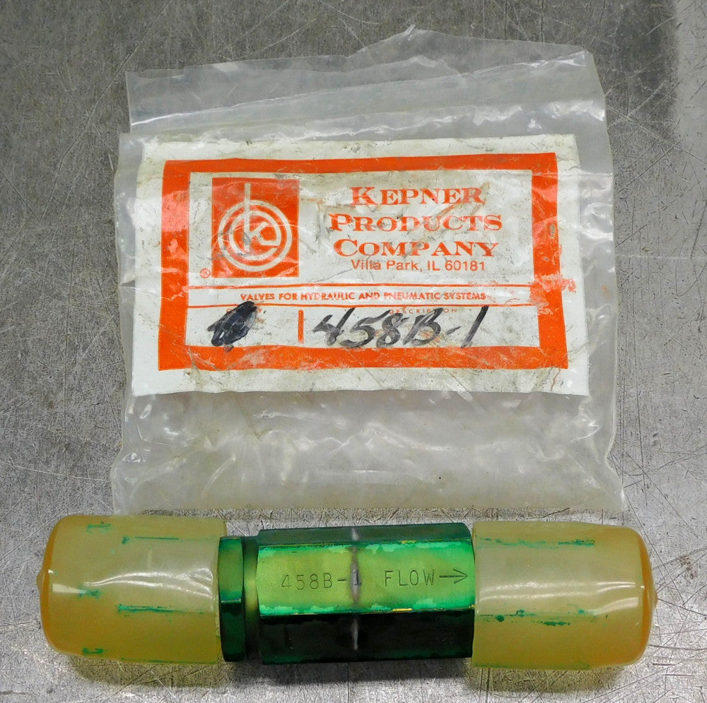 Kepner 458B-1 Brass Ball Check Valve 3/8" npt