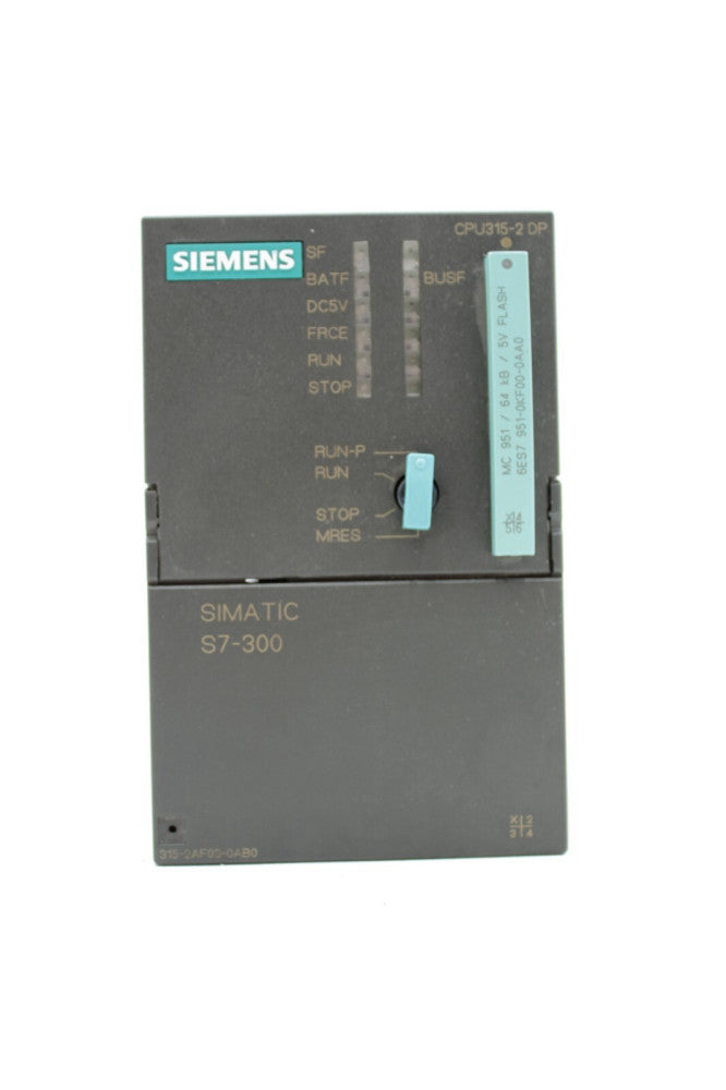 Siemens 6ES7 315-2AF03-0AB0 Simatic S7 PLC Module