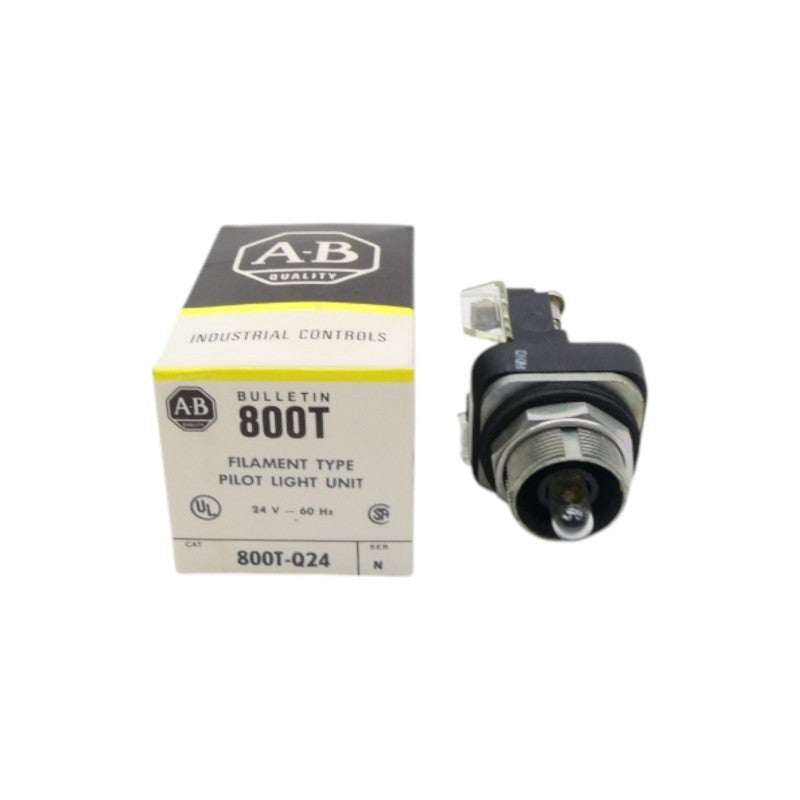 ALLEN BRADLEY 800T-Q24 SER. N 24V (BK/YL) NSMP