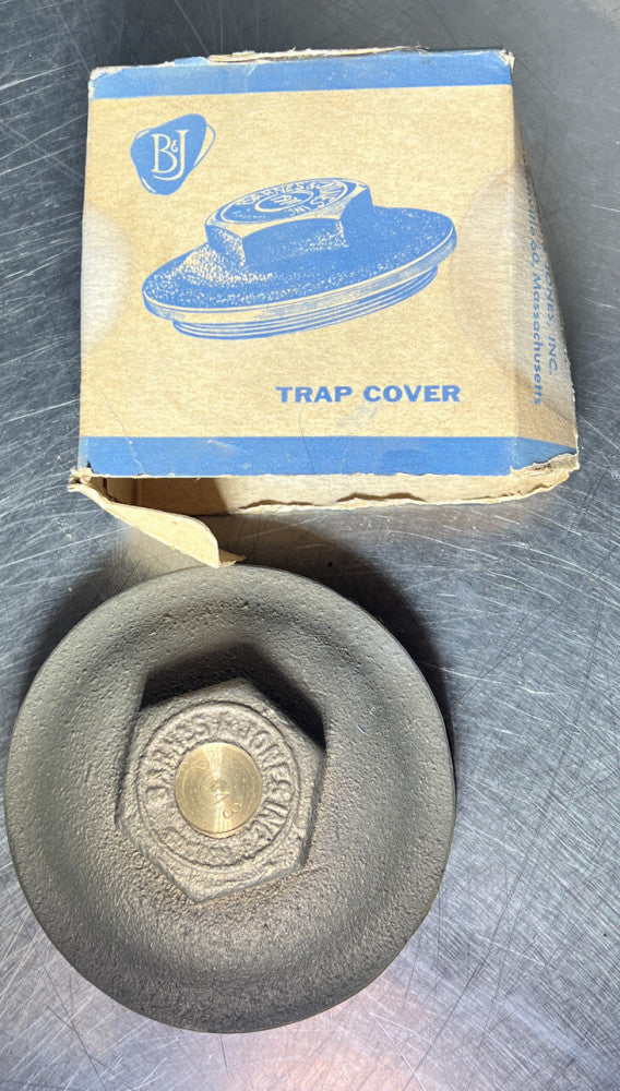 Barnes & Jones Boiler Steam Trap Cover No. 2043 - BRASS. NOS Surplus