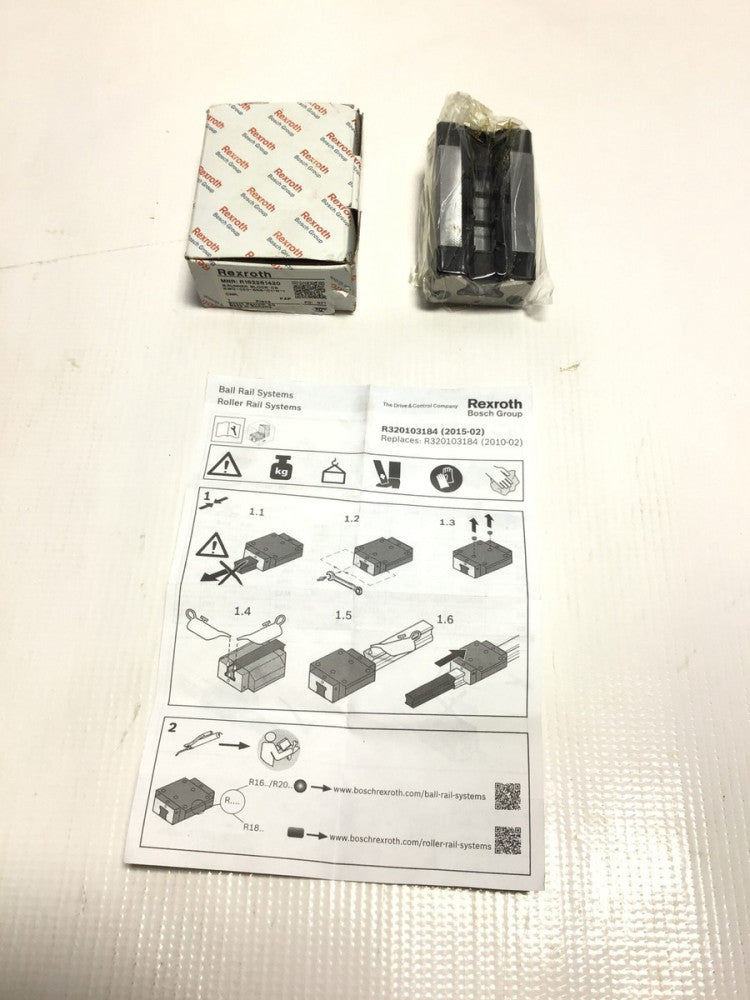 Rexroth Bosch R162281420 KWD-020-SNS-C1-N-1 Ball Runner Block Carbon Steel