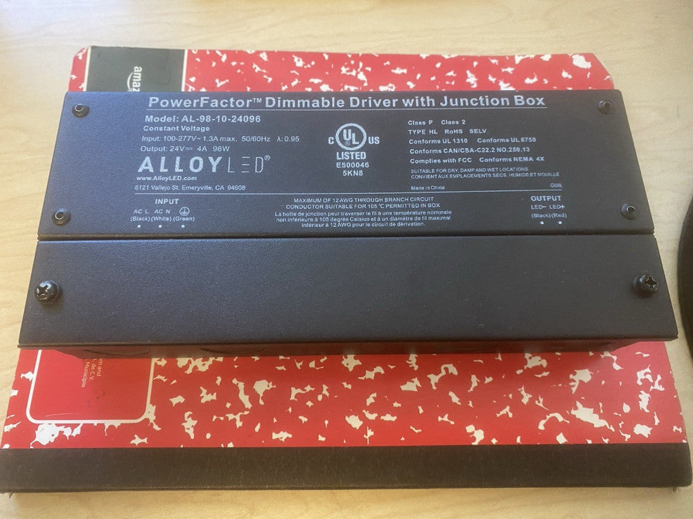 BRAND NEW Alloy LED AL-98-10-24096 110-277V 50/60Hz PowerFactor Dimmable