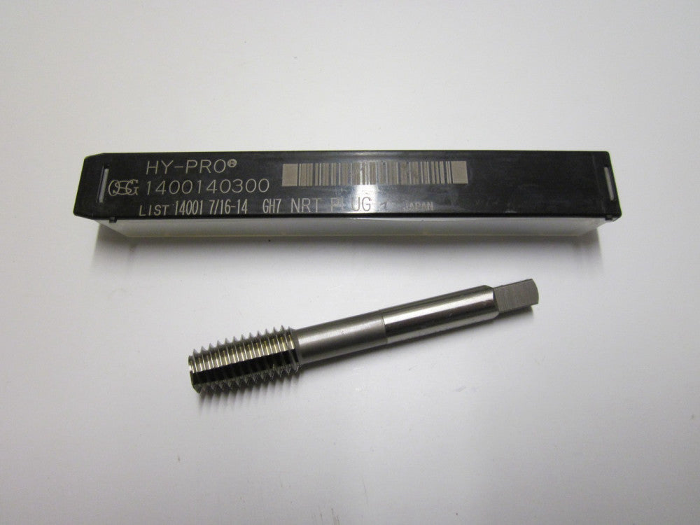 NEW OSG Hy-Pro 1400140300 7/16-14 Thread Forming Plug Tap HSS Cobalt GH7-P