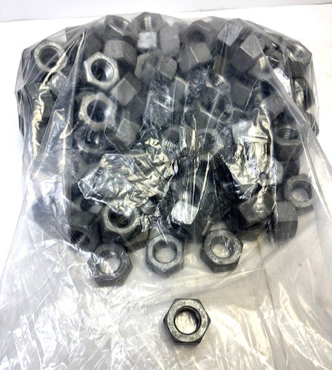 CARBON STEEL 3/4" HEX NUTS (LOT OF 161)