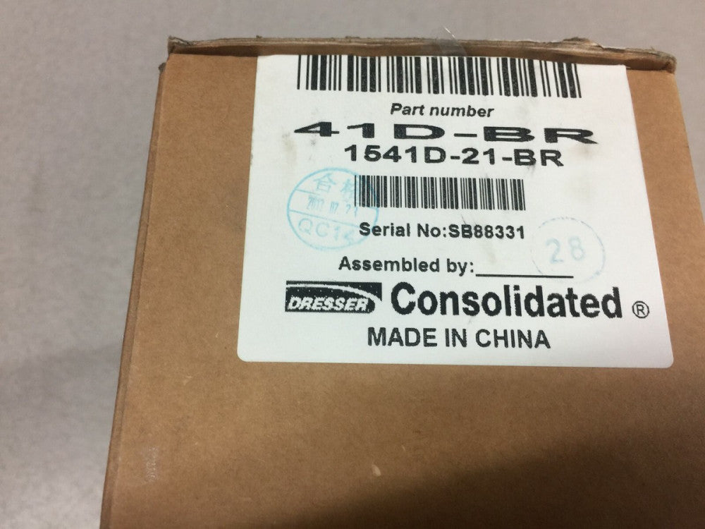 NEW IN BOX CONSOLIDATED 3/4" MNPT 20PSI PRESSURE RELIEF VALVE 1541D-21-BR